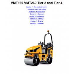 JCB  instrukcje napraw + schematy + DTR: JCB VMT160, JCB VMT260 Tier 2 and Tier 4